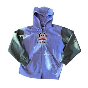 Paul Frank x MadeMe Rare Purple and Grey Zip up hoodie limited run